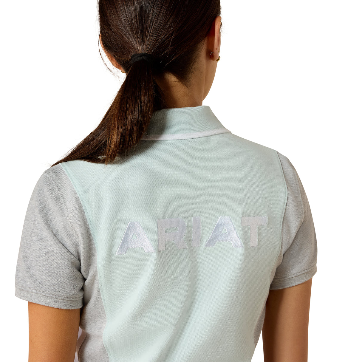 Ariat Women's Taryn Polo #colour_starlight-heather-grey