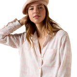 Ariat Women's Rudford Shirt #colour_icy-pink-horse-print
