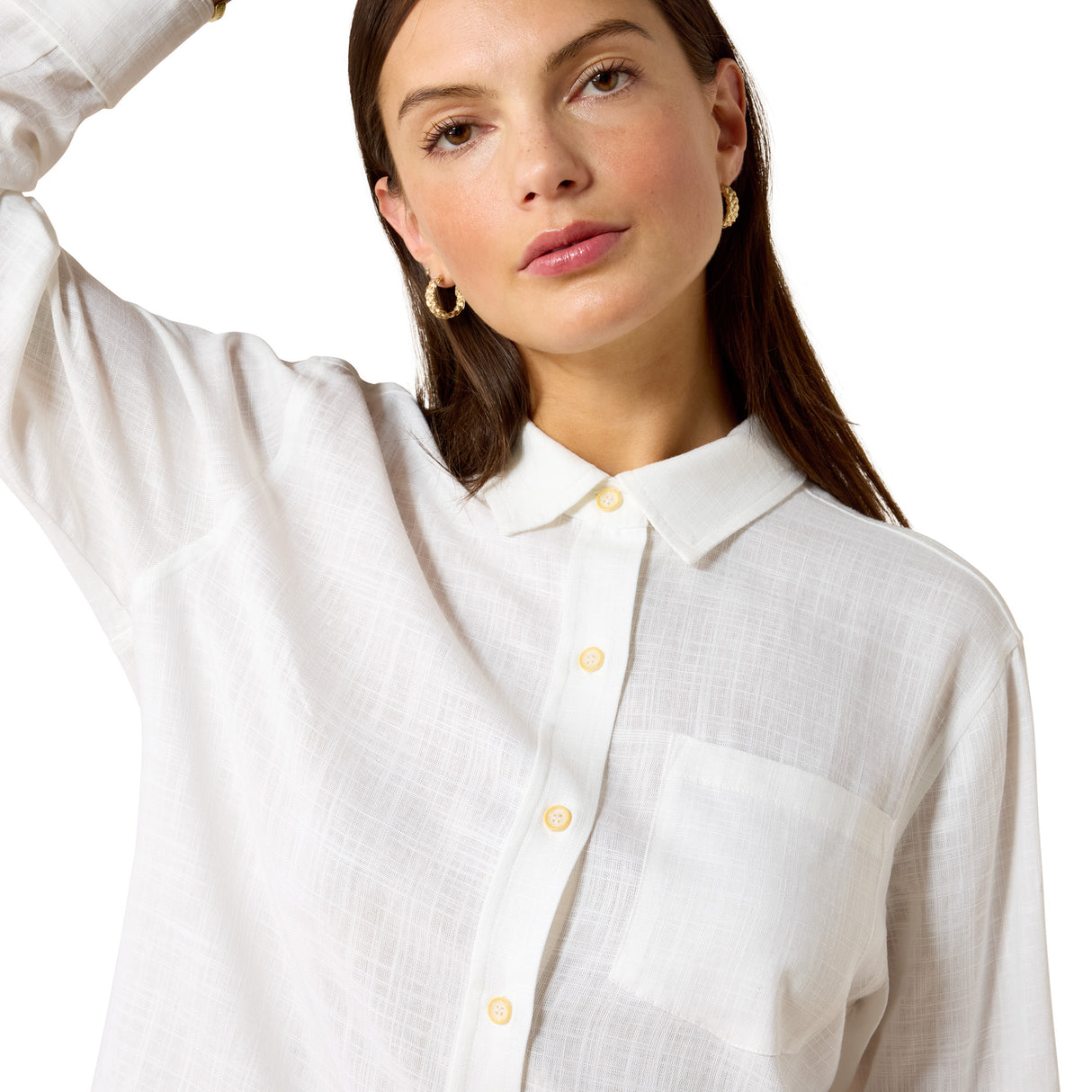 Ariat Women's Rudford Shirt #colour_white