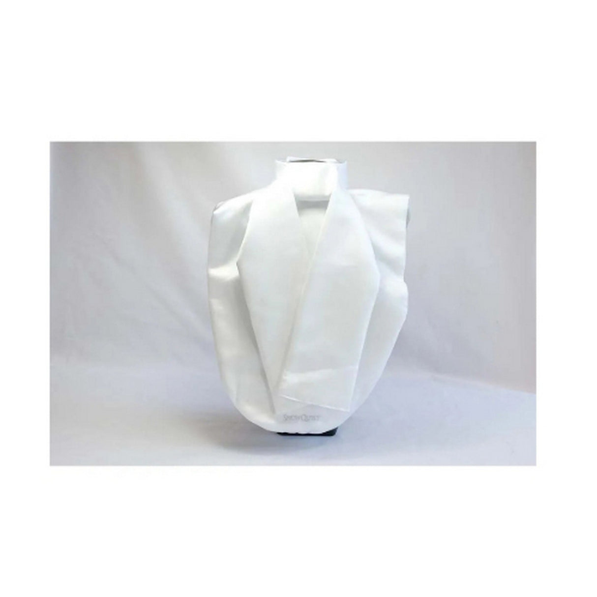 Showquest Tied Satin Bib Stock White