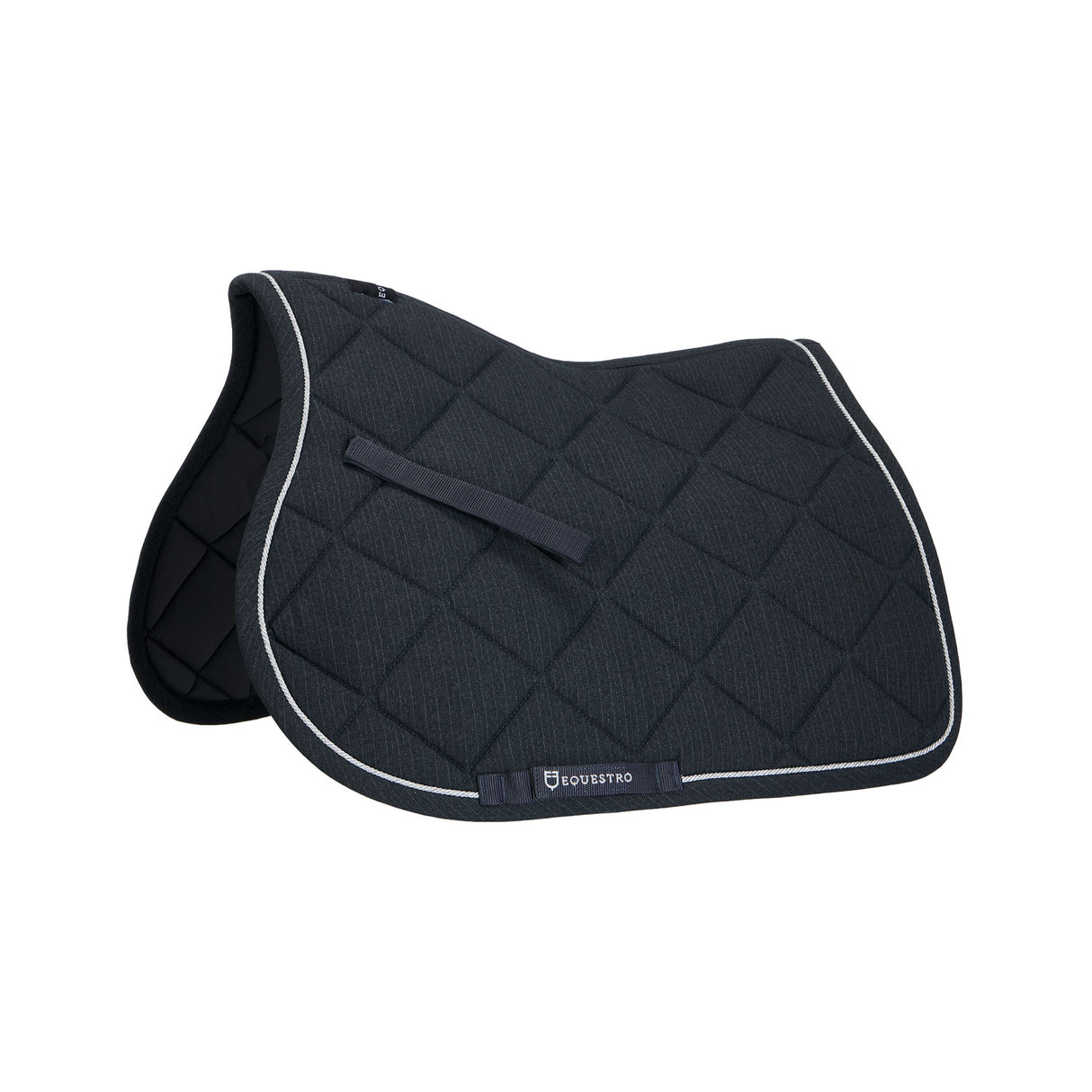 Equestro Jumping Saddle Pad In Cotton With Trimmings