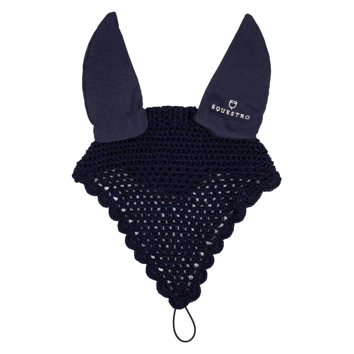 Equestro Cotton Fly Veil With Noseband Attachment