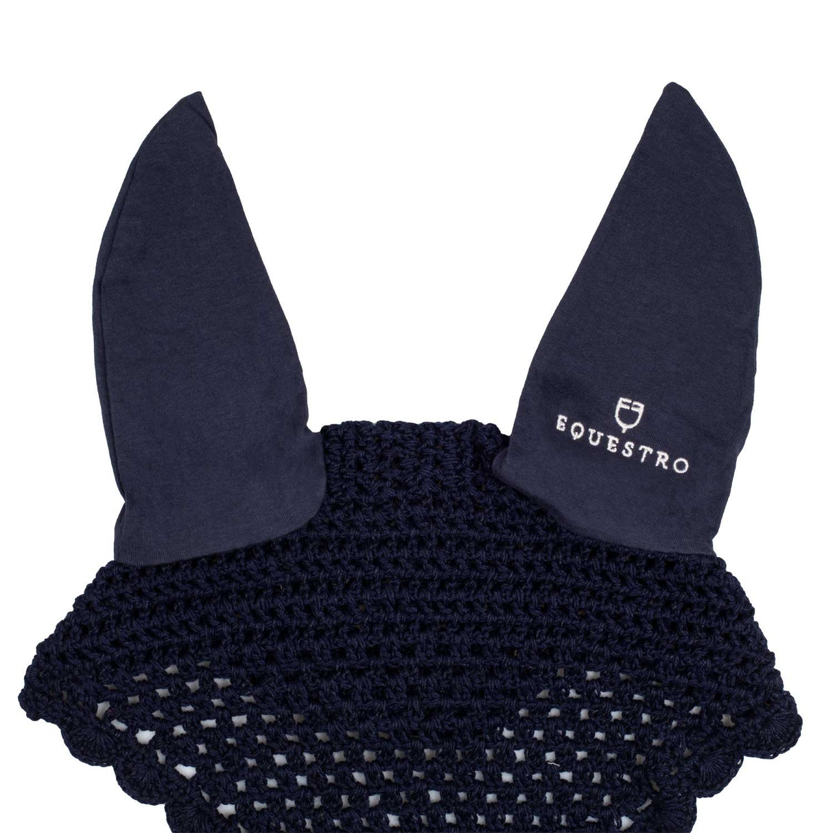 Equestro Cotton Fly Veil With Noseband Attachment