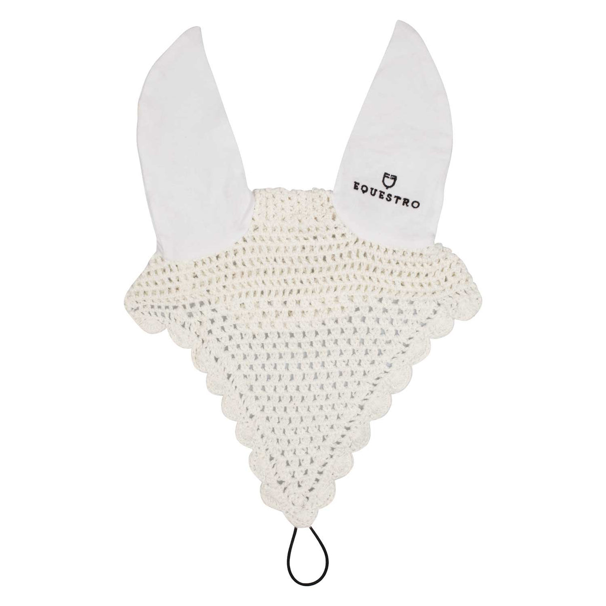 Equestro Cotton Fly Veil With Noseband Attachment