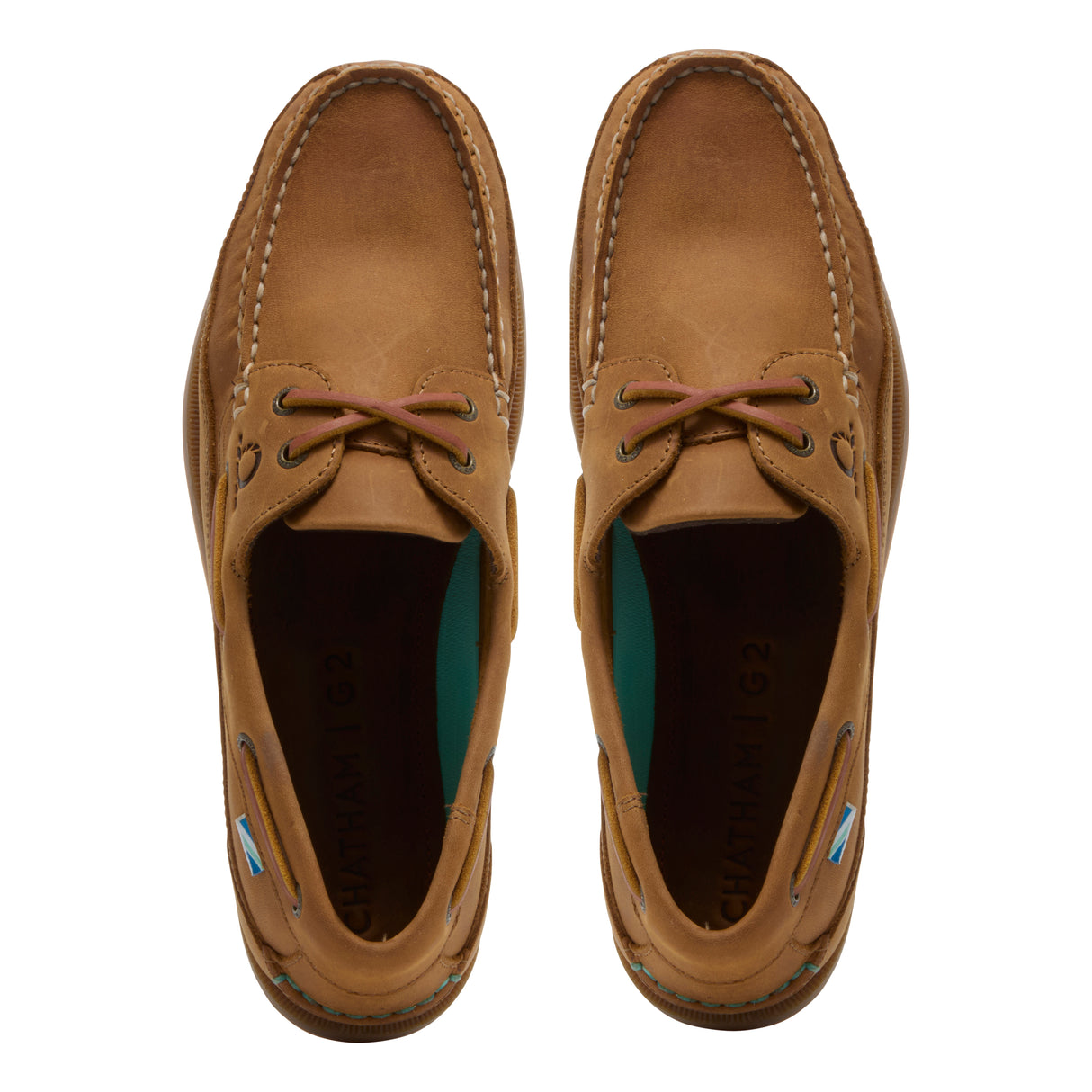 Chatham Kayak II G2 Leather Boat Shoes #colour_walnut