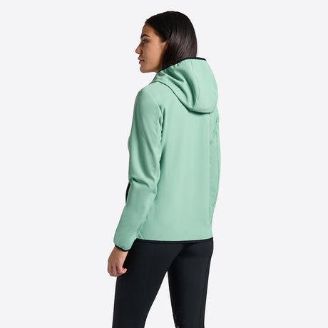 Rider's Gene Jersey Hooded Zip Softshell Jacket #colour_meadow-green