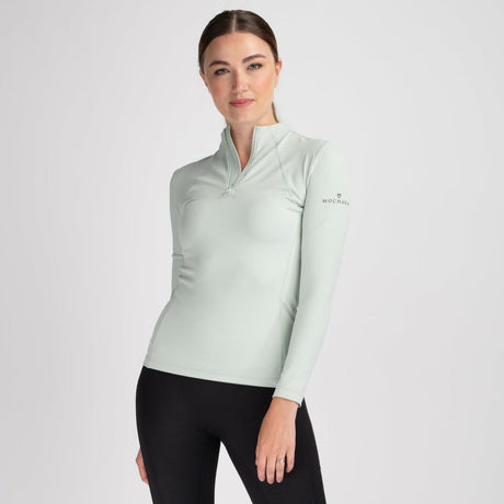 Mochara Recycled Technical Base Layer#colour_sage-green