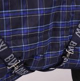 Shires 50g Fernie Stable Rug #colour_navy-check
