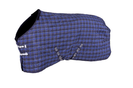 Shires 50g Fernie Stable Rug #colour_navy-check
