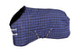 Shires 50g Fernie Stable Rug #colour_navy-check