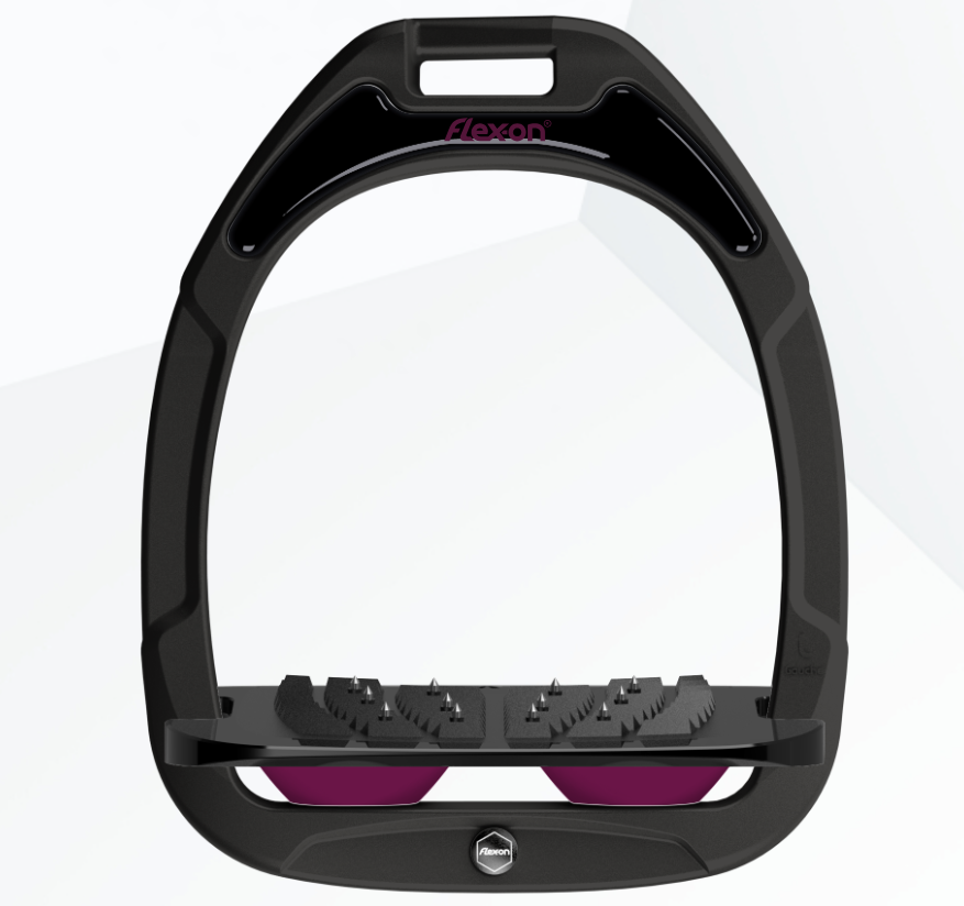 Étriers Flex-On Green composites inclinés Ultra Grip - Noir/Noir/Prune