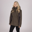 Shires Aubrion Heritage Unisex Quarter Zip Jacket #colour_dark-olive