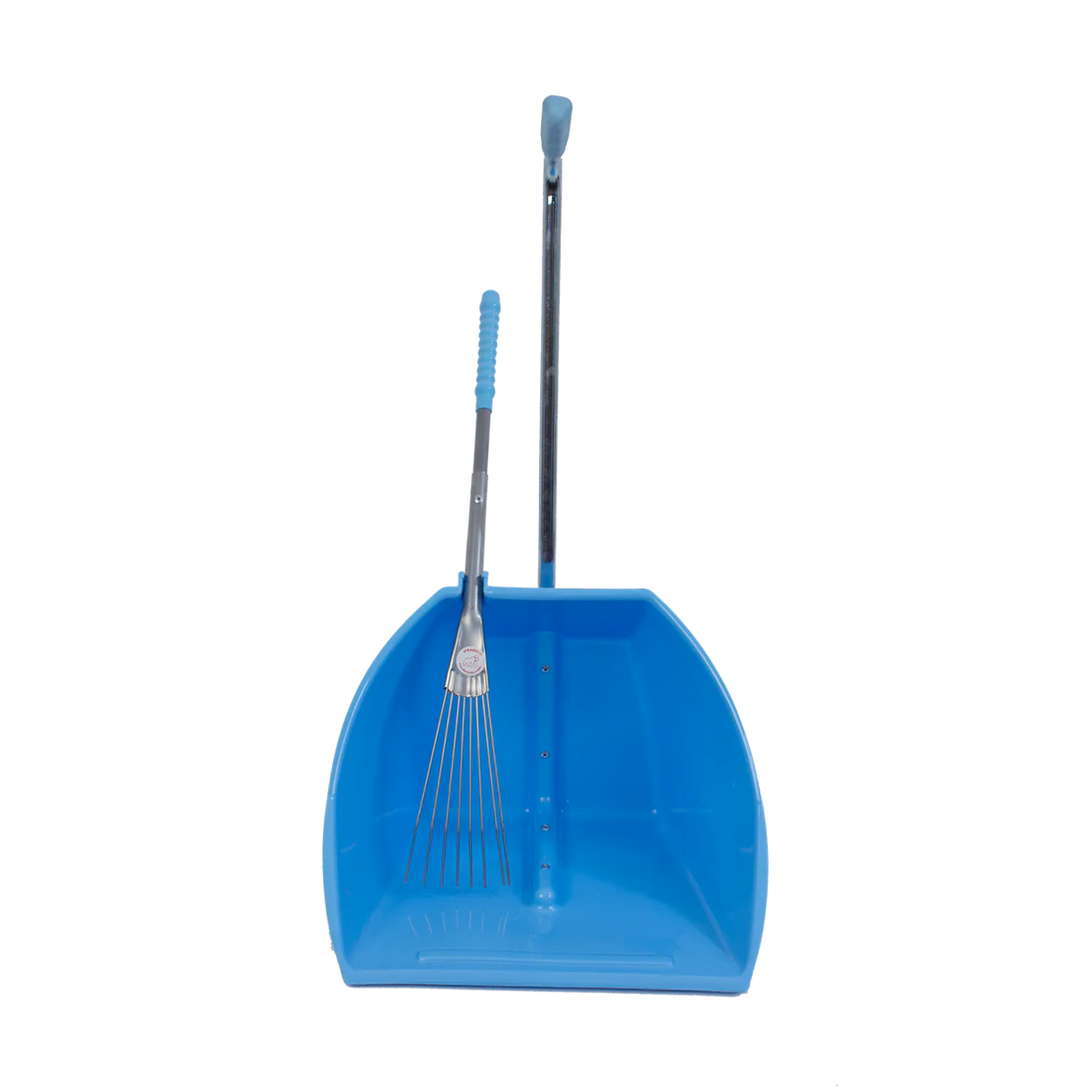 Red Gorilla Big Tidee with Long Metal Rake #colour_sky-blue