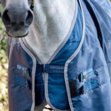 Horseware Ireland Ionic 50g Therapy Stable Rug #colour_imperial-blue-silver-navy