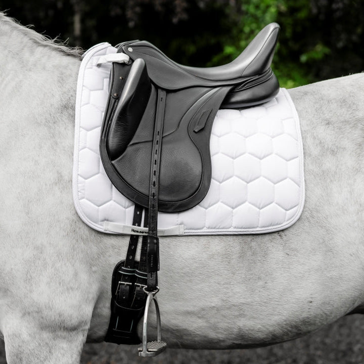 Horseware Ireland Ionic Dressage Saddle Pad #colour_white