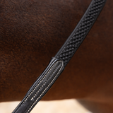 Shires Velociti LUSSO Opus Soft Grip Reins #colour_black