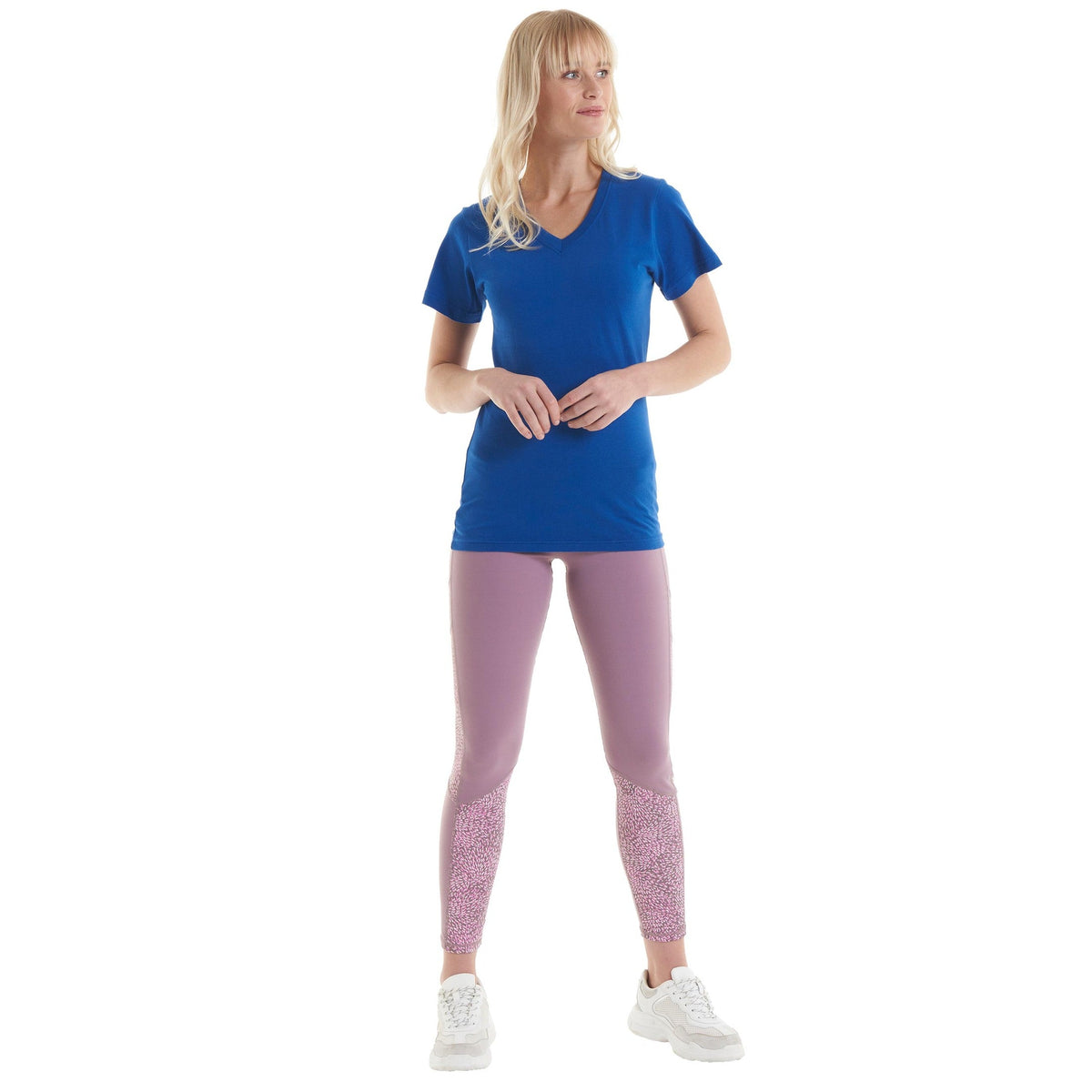 Uneek Ladies Classic V Neck T Shirt