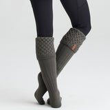 Double Cuff Welly Sock - Moss