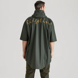 Ridgeline Unisex Poncho #colour_deep-forest