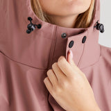 Ridgeline Unisex Poncho #colour_dusky-pink