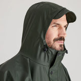 Ridgeline Unisex Poncho #colour_deep-forest