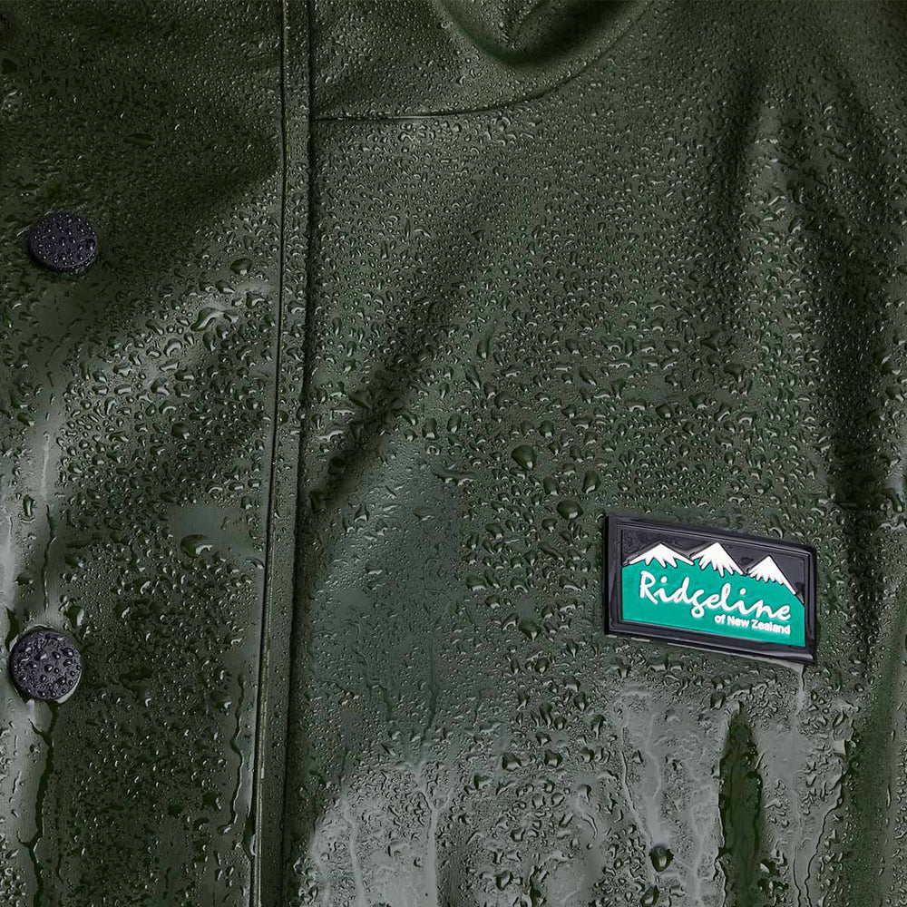 Ridgeline Unisex Poncho #colour_deep-forest