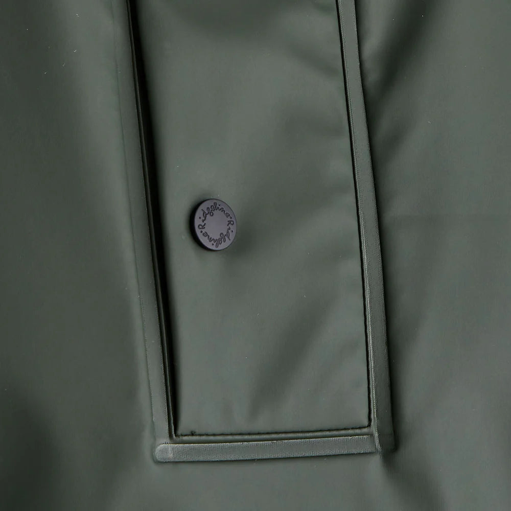 Ridgeline Unisex Poncho #colour_deep-forest