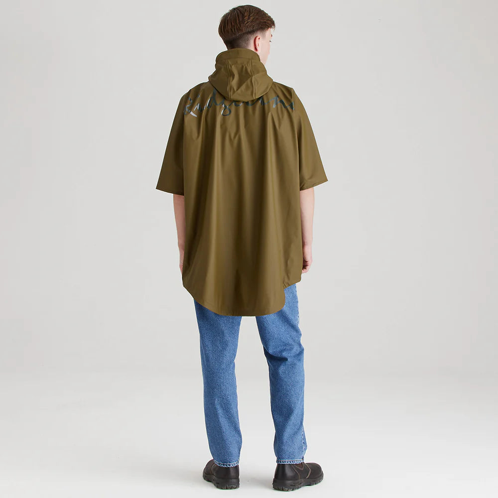Ridgeline Unisex Poncho #colour_teak