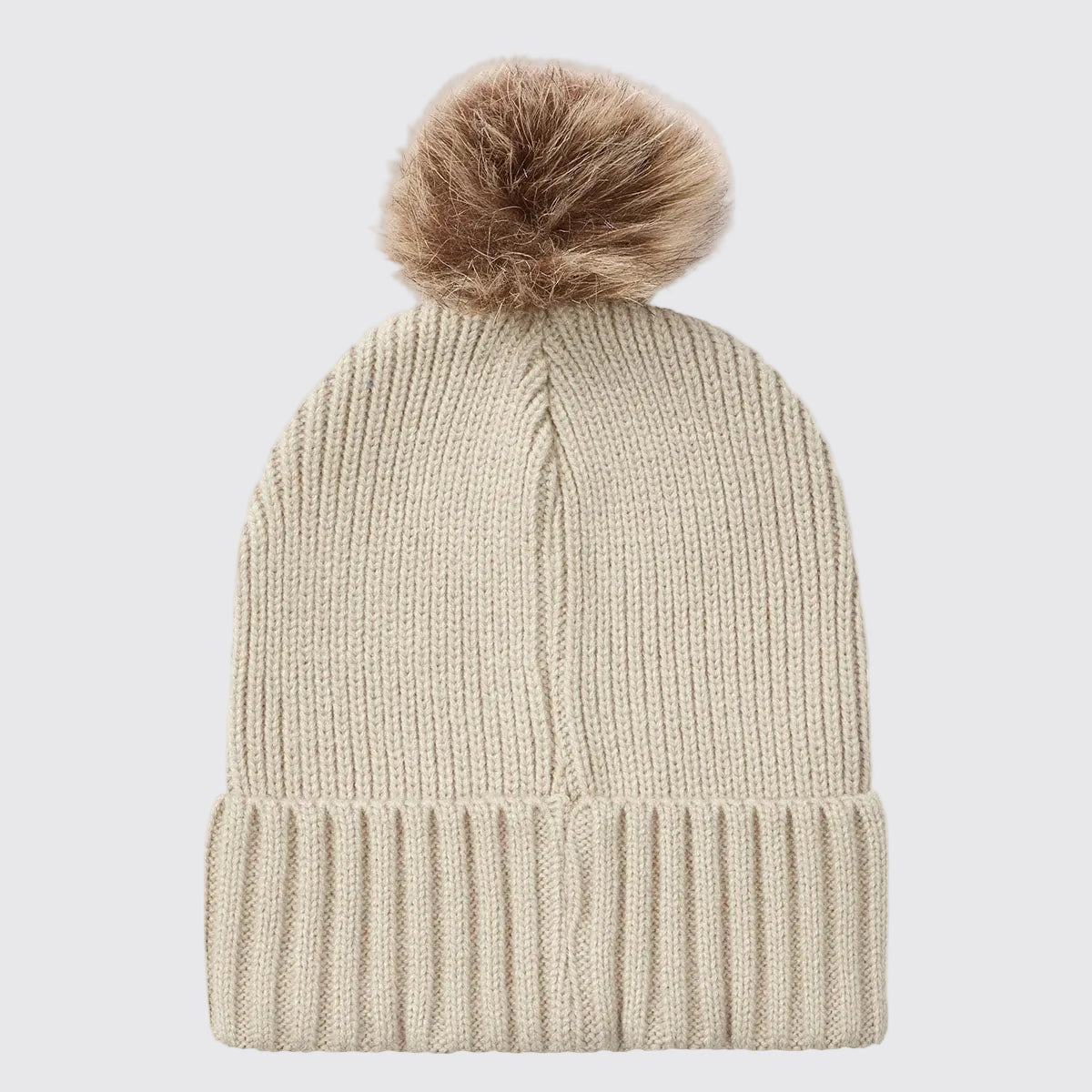 Baltic Bobble Hat & Scarf Set - Sand