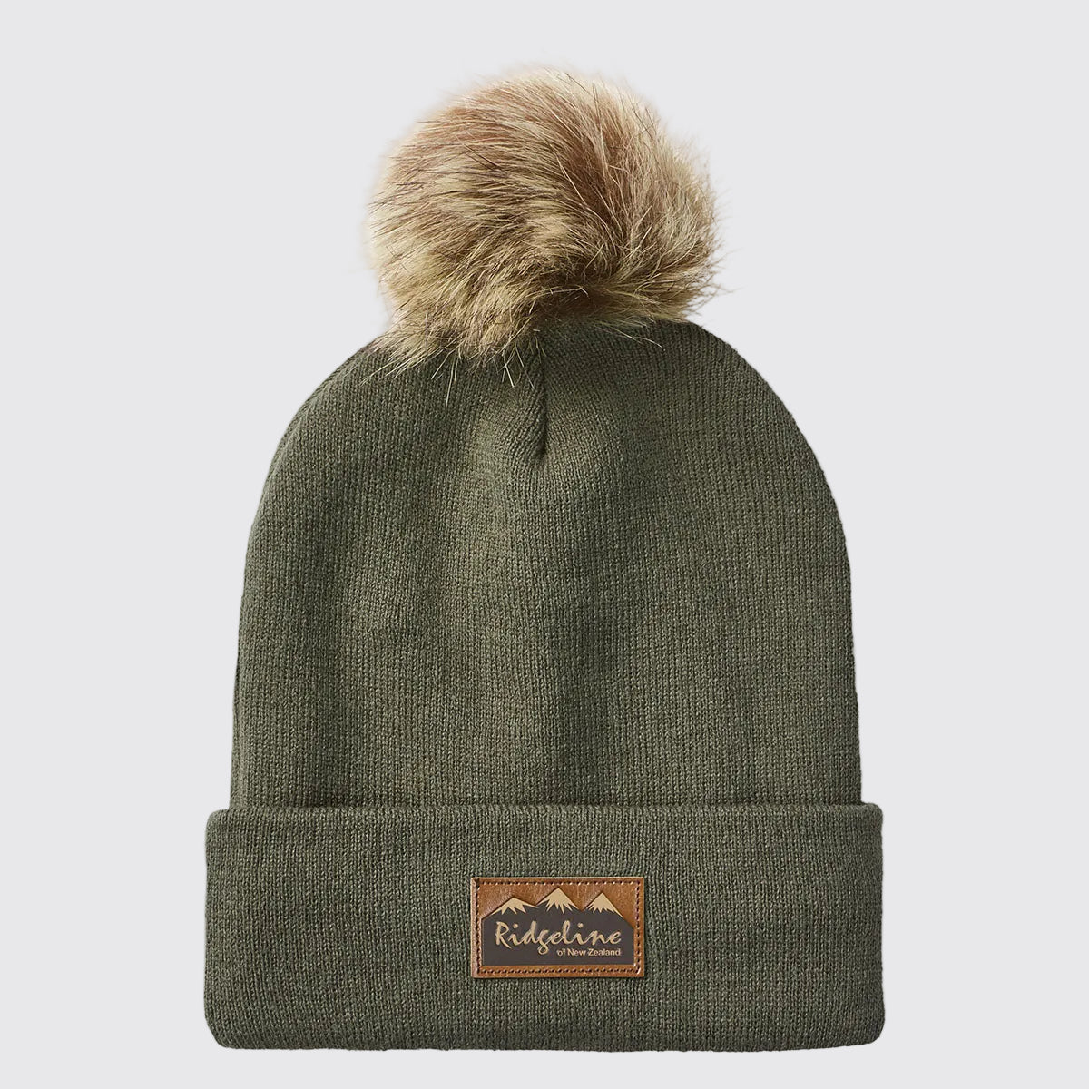 Heritage Fine Knit Bobble Hat - Moss
