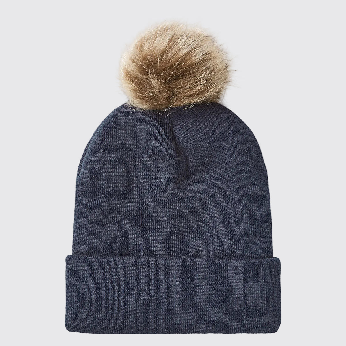 Heritage Fine Knit Bobble Hat - Tarn