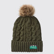 Nordic Fleck Bobble Hat - Deep Forest