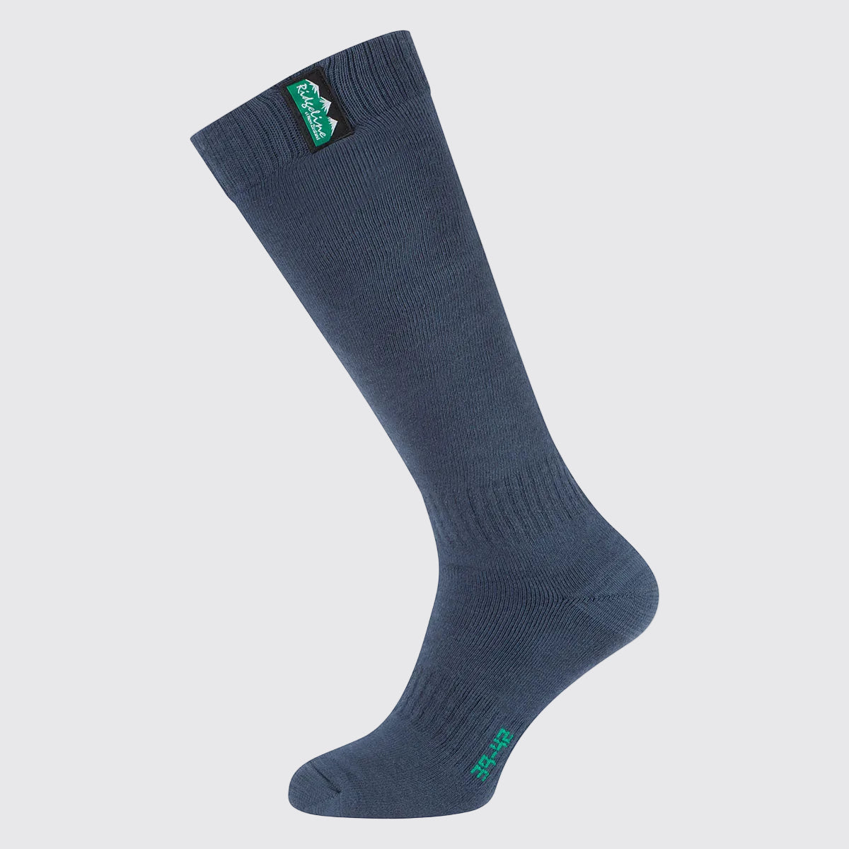 Cotton Work Socks Navy Multi (3 pack) - Full Length