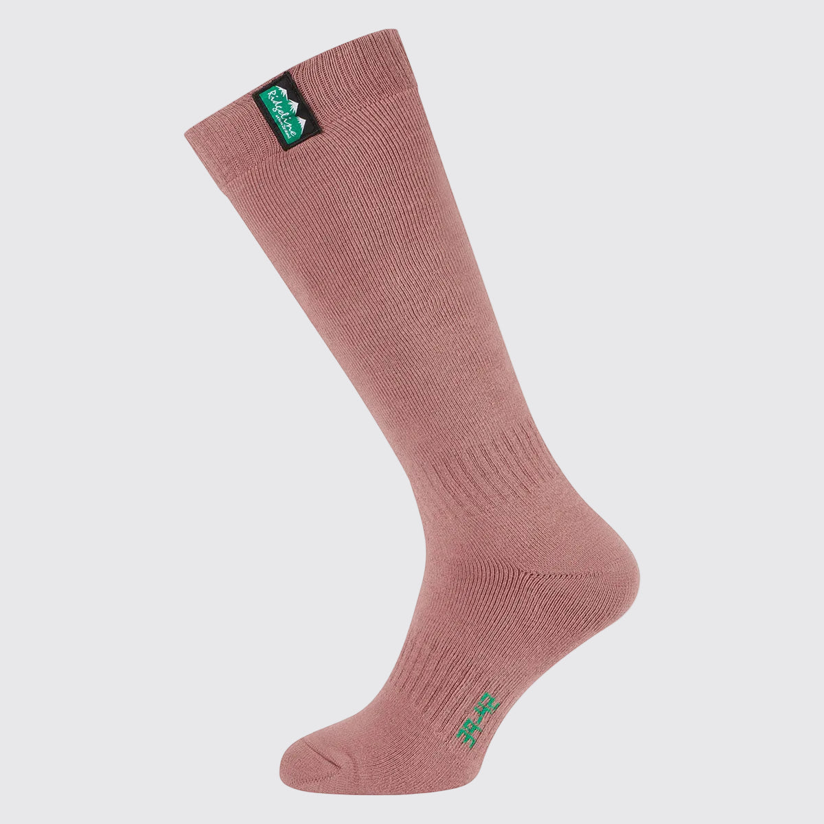 Cotton Work Socks Oxblood Multi (3 pack) - Full Length