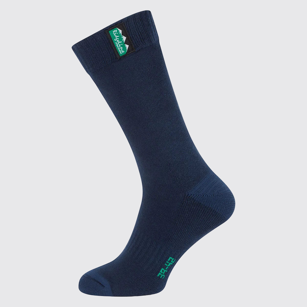 Cotton Work Socks Navy Multi (3 pack) - Mid Length