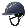 Charles Owen Kylo MIPS Wide Peak Matte Riding Hat #colour_navy-matte-pewter