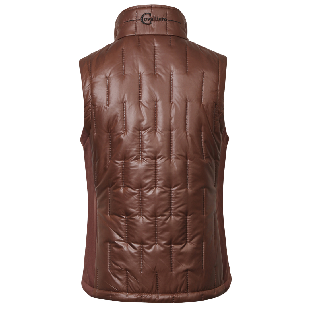 Covalliero Ladies Combination Vest #colour_oak-brown