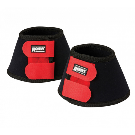 Roma Neoprene Bell Boots II #colour_black-bright-red