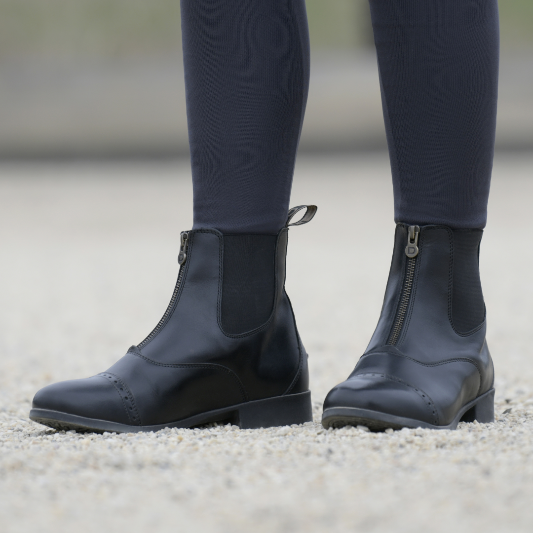 Dublin Adults Foundation Zip Paddock Boots II #colour_black