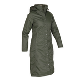 Shires Aubrion Ladies Halcyon Long Waterproof Coat #colour_green