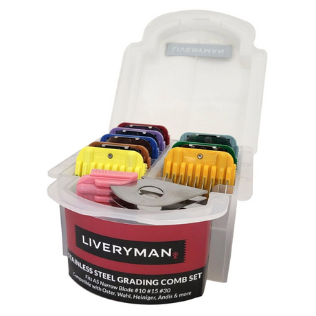 Liveryman Stainless Steel Grading Comb Set
