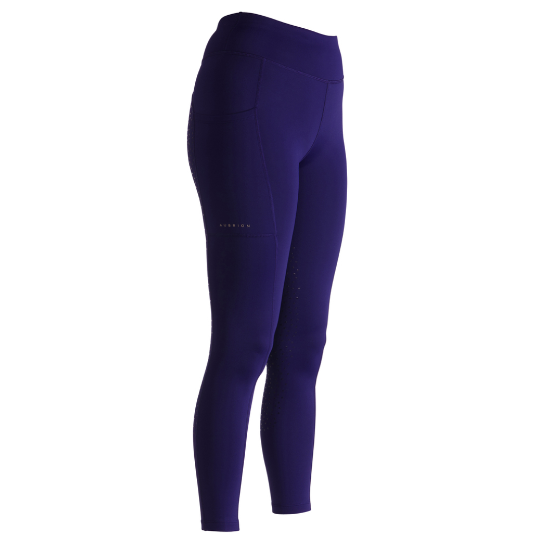 Shires Aubrion Ladies Shield Winter Riding Tights #colour_ink
