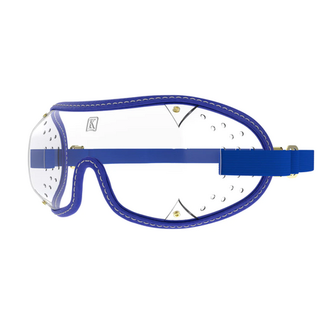Kroop's Triple Slot Clear Goggle #colour_blue