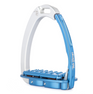 Tech Stirrups Venice Plus Evo Adult Safety Stirrups #colour_silver-blue
