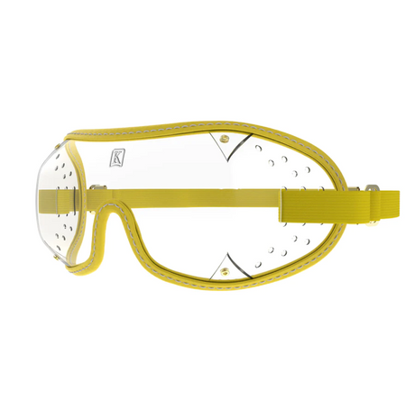 Kroop's Triple Slot Clear Goggle #colour_yellow