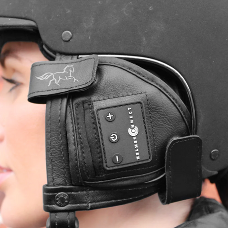 HelmetConnect Bluetooth Riding Hat Attachment #colour_black
