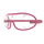 Kroop's Triple Slot Clear Goggle #colour_pink