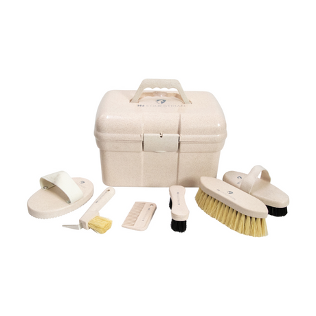 Hy Equestrian Recycled Grooming Kit #colour_beige