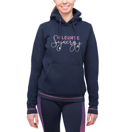 Hy Equestrian Synergy Elevate Hoodie #colour_navy-fig