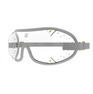 Kroop's Triple Slot Clear Goggle #colour_grey